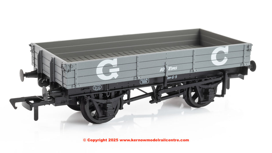 37-942 Bachmann 3 Plank Wagon number 3118 - GCR Grey