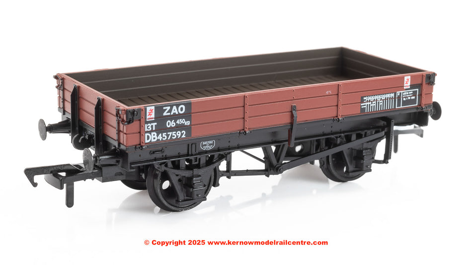 37-943 Bachmann 3 Plank Wagon BR Departmental Bauxite (TOPS)