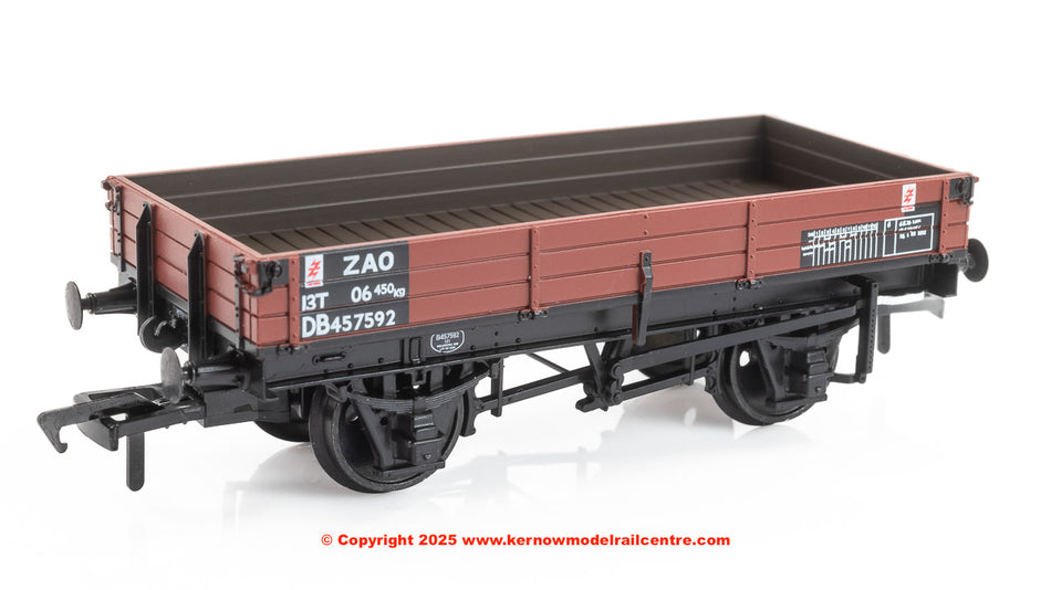 37-943 Bachmann 3 Plank Wagon BR Departmental Bauxite (TOPS)