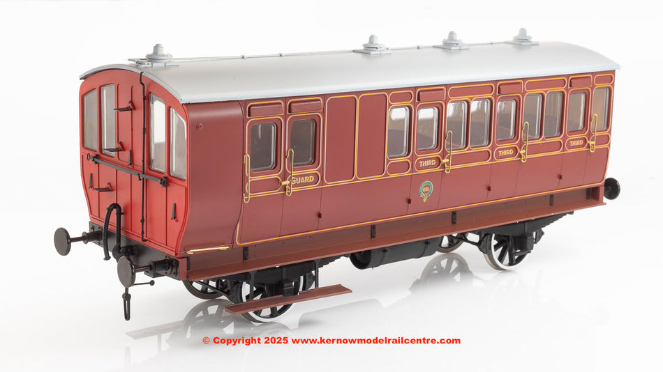 7P-020-580L Dapol Stroudley 4 Wheel Gas Lit Brake 3rd Brown