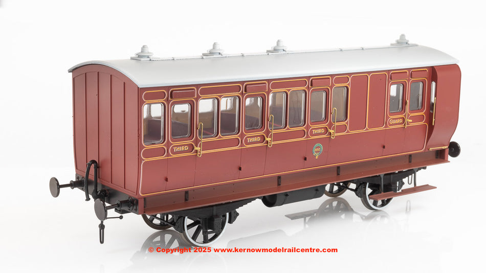 7P-020-581L Dapol Stroudley 4 Wheel Gas Lit Brake 3rd Brown