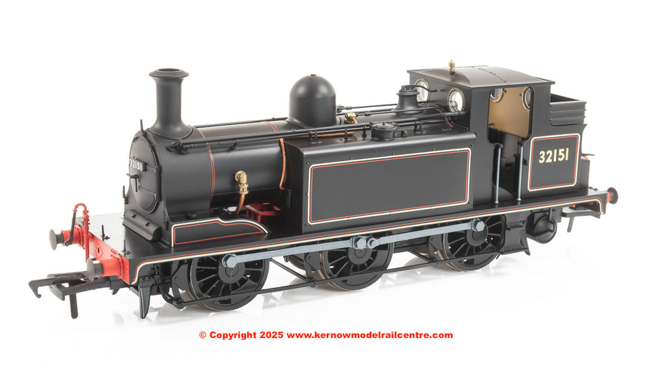 936511 Rapido E1 Steam Locomotive number 32151 - BR