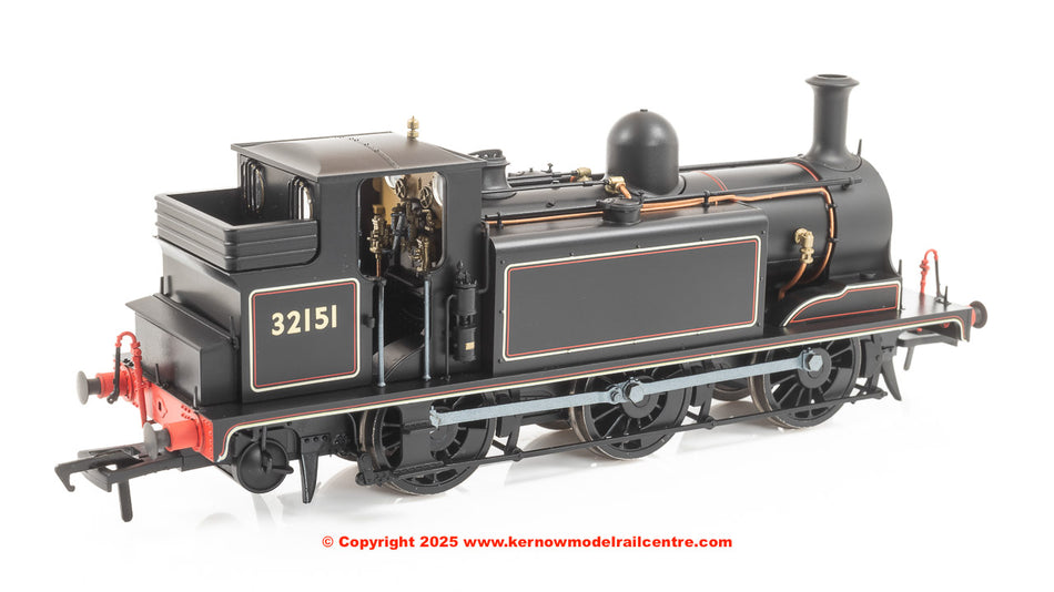 936011 Rapido E1 Steam Locomotive number 32151 - BR