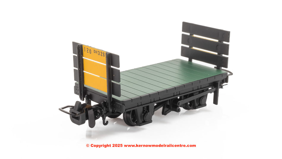 393-178 Bachmann Narrow Gauge RNAD Flat Wagon with 3-Plank Ends