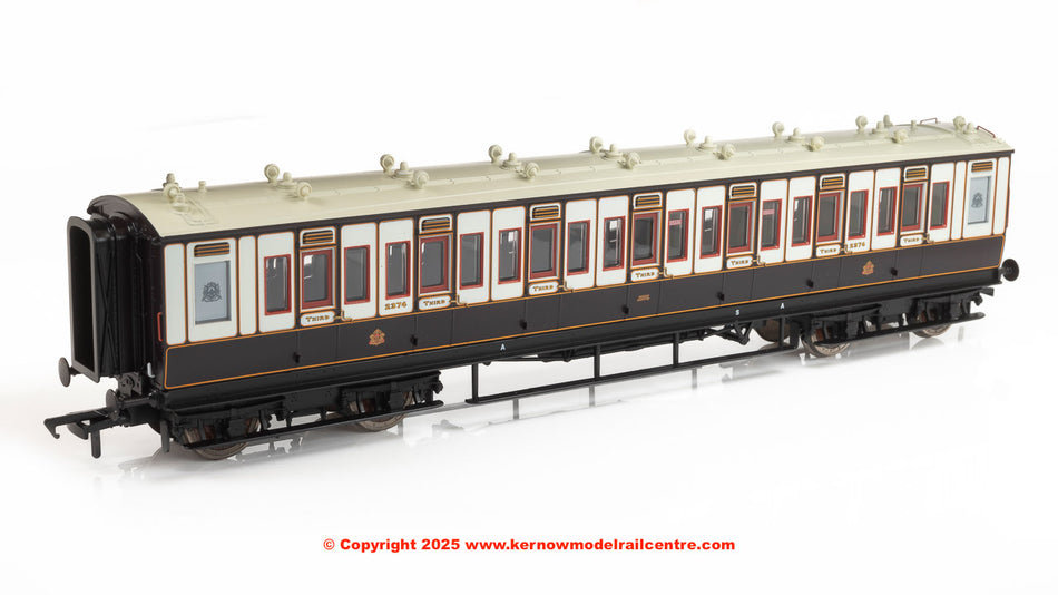 39-870A Bachmann LNWR 50ft Arc Roof Third Corridor LNWR