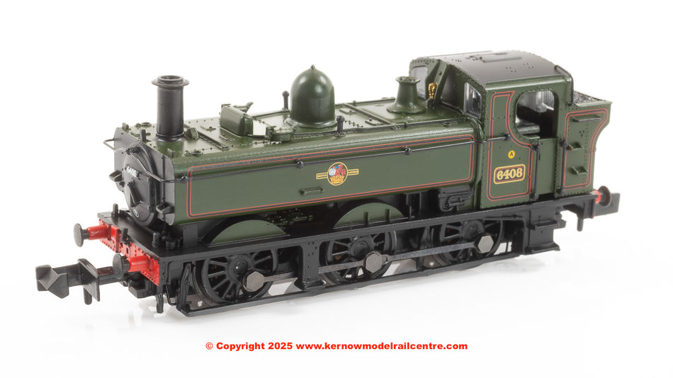 371-987A Graham Farish GWR 64XX Pannier Tank 6408 BR Lined Green