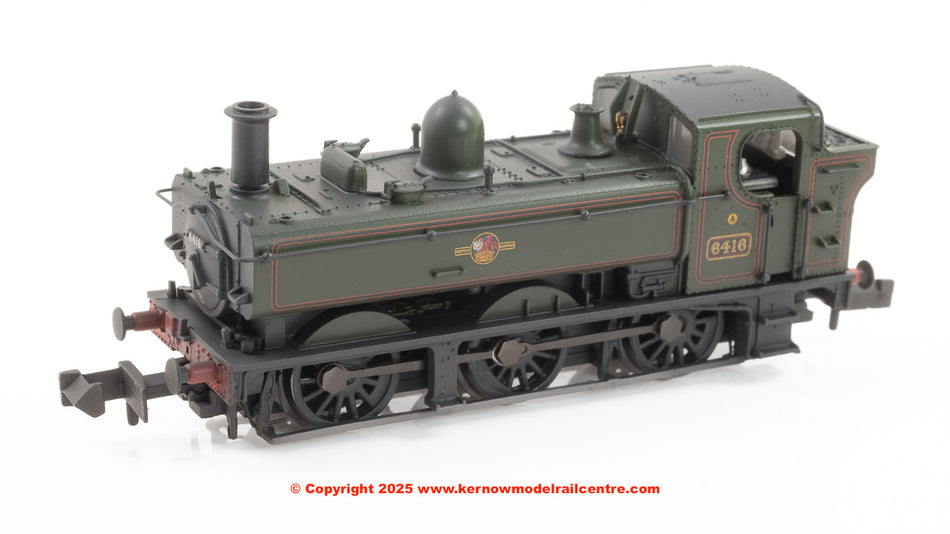 371-987B Graham Farish GWR 64XX Pannier Tank 6416 BR Lined Green