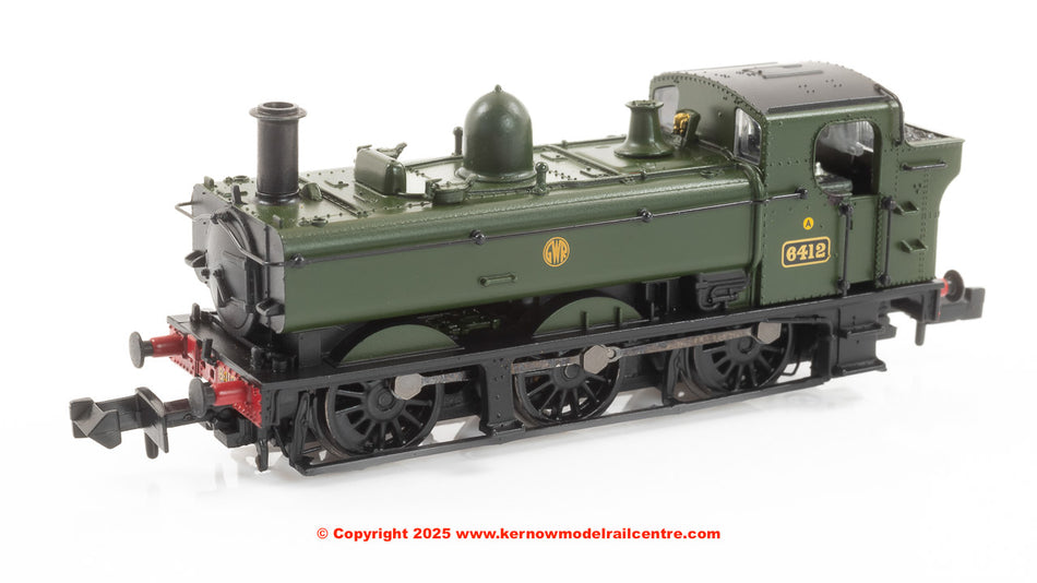 371-990 Graham Farish GWR 64XX Pannier Tank 6412 GWR Green