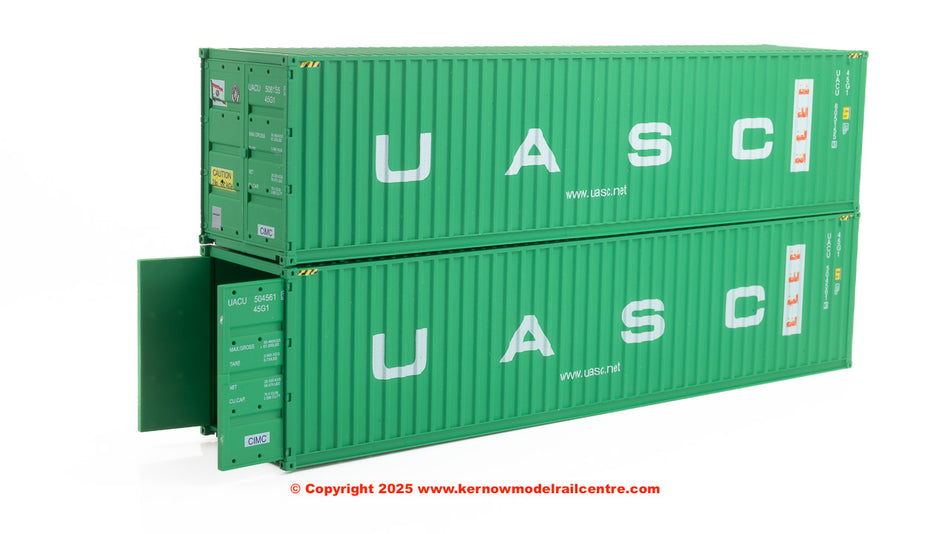 4F-028-225 Dapol 40ft High Cube Container UASC Twin Pack