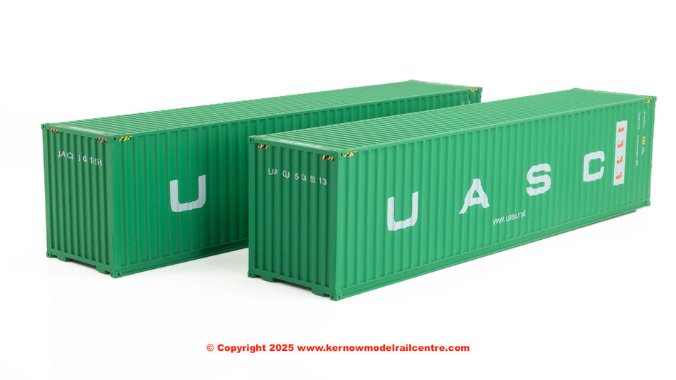 4F-028-225 Dapol 40ft High Cube Container UASC Twin Pack