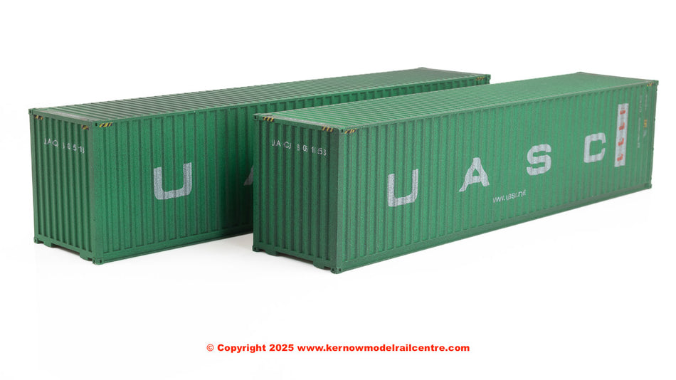 4F-028-226 Dapol 40ft High Cube Container UASC Twin Pack