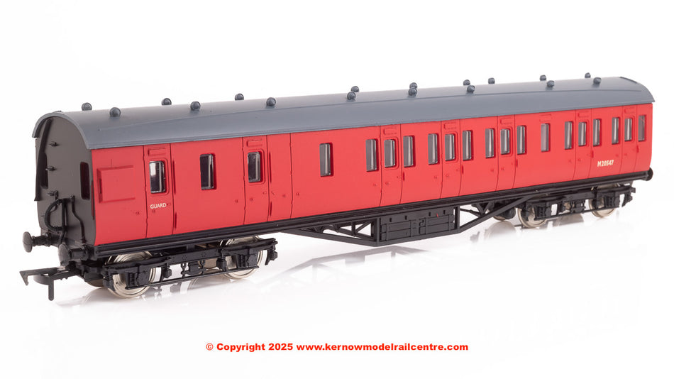 4P-010-201 Dapol 57ft Stanier Non-Corridor Brake BR Unlined Carm