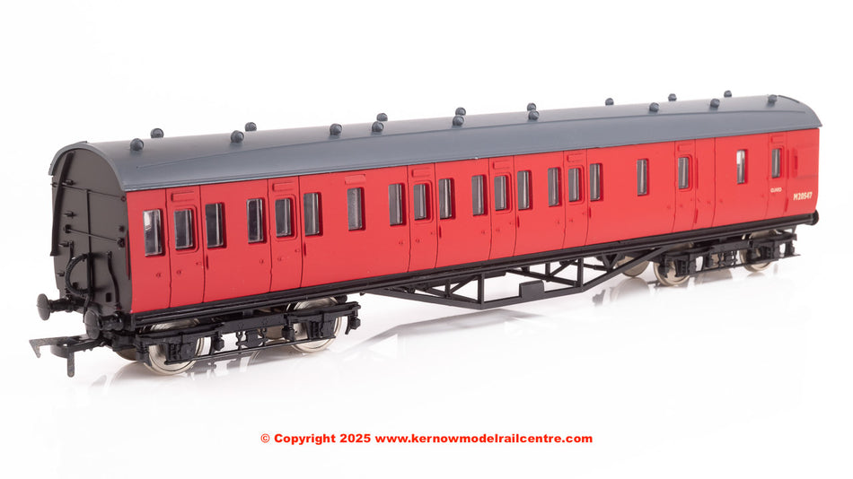 4P-010-201 Dapol 57ft Stanier Non-Corridor Brake BR Unlined Carm