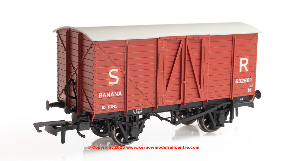 OR76BAN004B Oxford Rail GE Banana Van Patched SR 632901