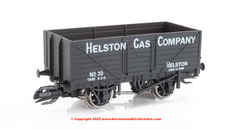 TTC023 Peco 7 Plank Open Wagon - Helston Gas Co - number 30