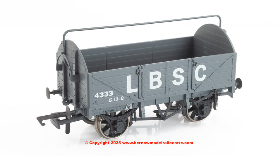SB009V LBSC Diagram 1369 5 plank open wagon LBSC Grey