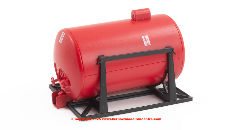 C6025 Clark Railworks Demountable Tank Load Plain Red