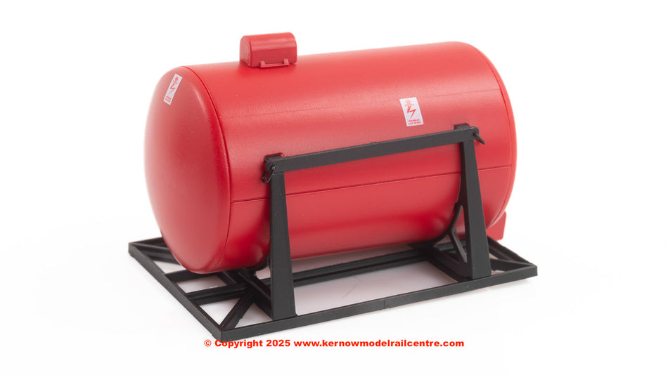 C6025 Clark Railworks Demountable Tank Load Plain Red