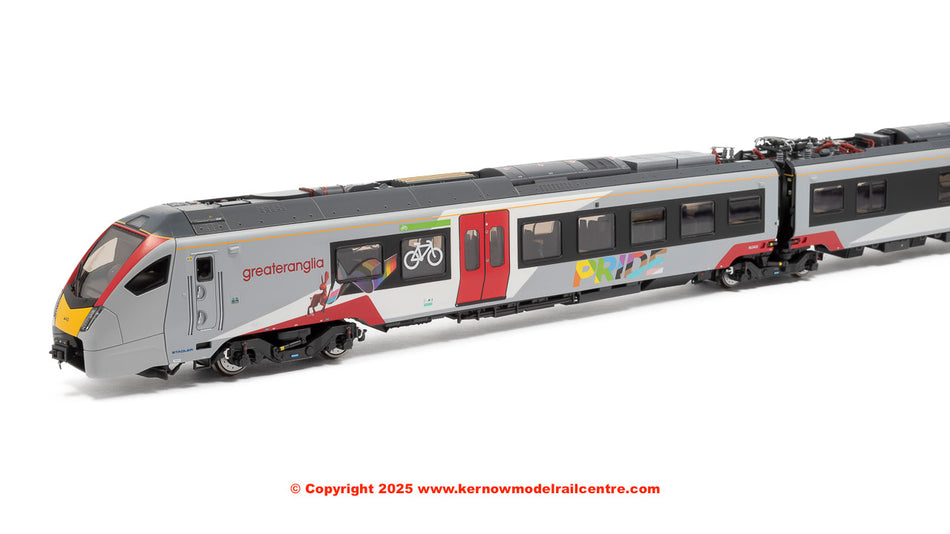 R30446 Hornby Greater Anglia Class 755-4 FLIRT 4 Car Pride Pack