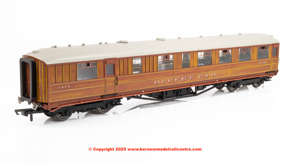 R40455 Hornby LNER Gresley Corridor Teak Coaches Buffet 21609