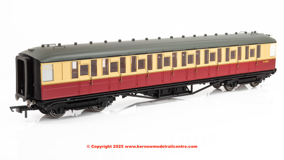 R40458 Hornby Gresley Corridor 3rd Coach E11010E Crimson Cream