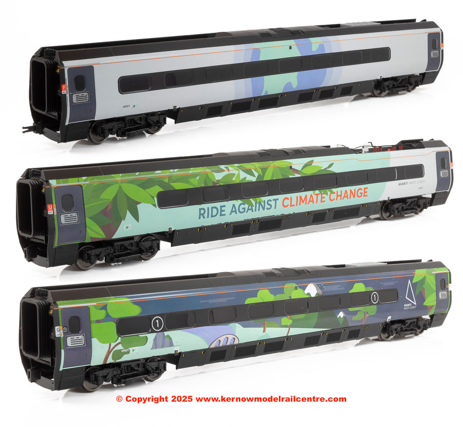 R40483 Hornby Avanti Class 390 Climate Change Livery Pack 3