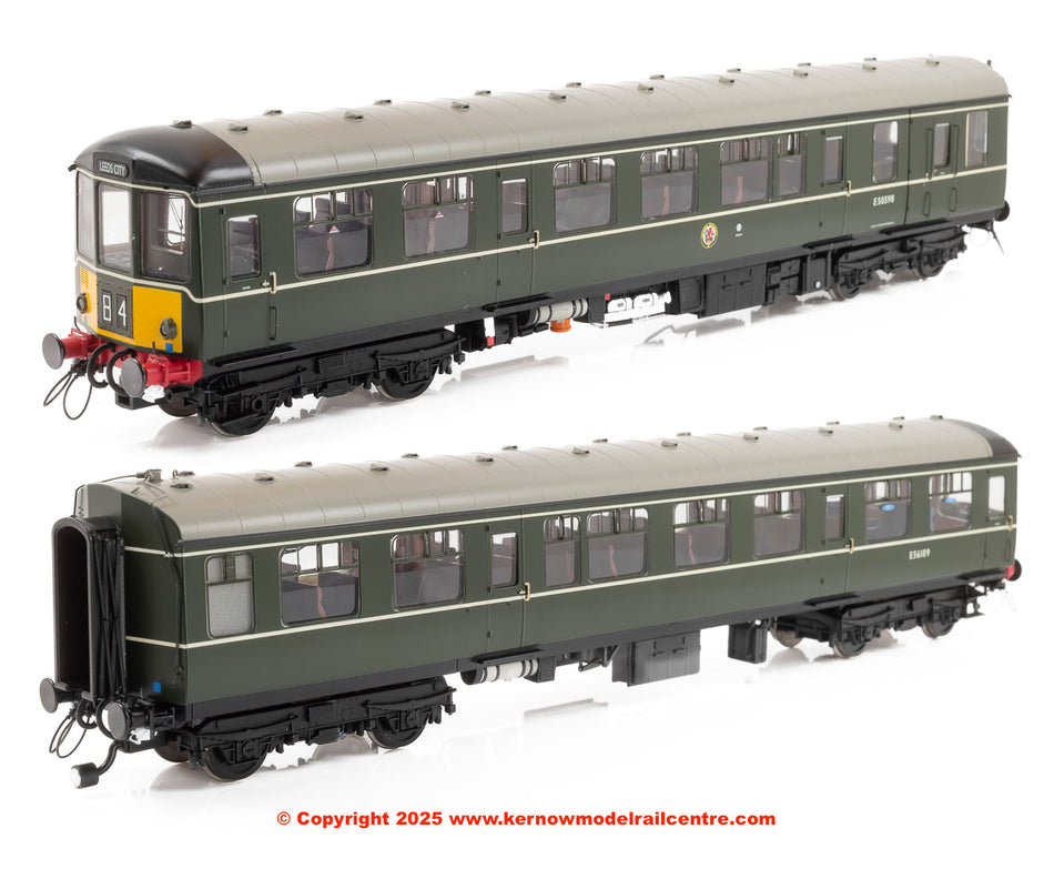 1452 Heljan Class 104 2 Car DMU Set in BR Green livery