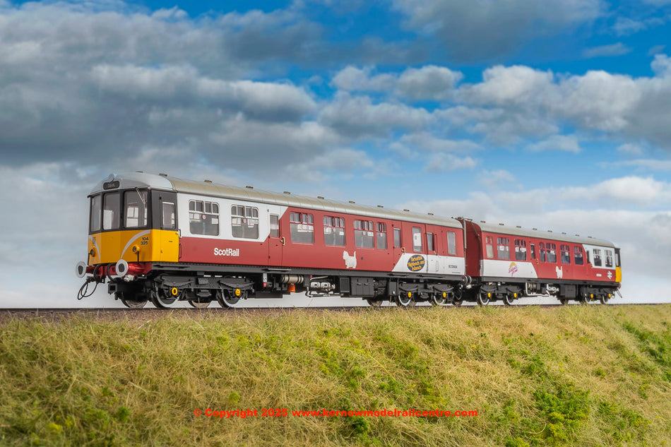 1456 Heljan Class 104 2 Car DMU 104 325 ScotRail Mexican Bean