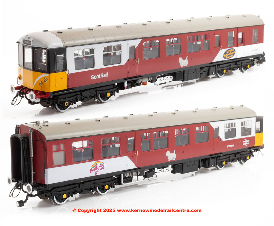 1456 Heljan Class 104 2 Car DMU 104 325 ScotRail Mexican Bean