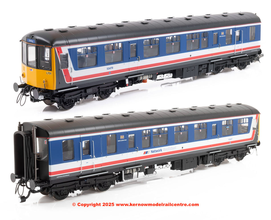 1458 Heljan Class 104 2 Car DMU Set L701 Network SouthEast