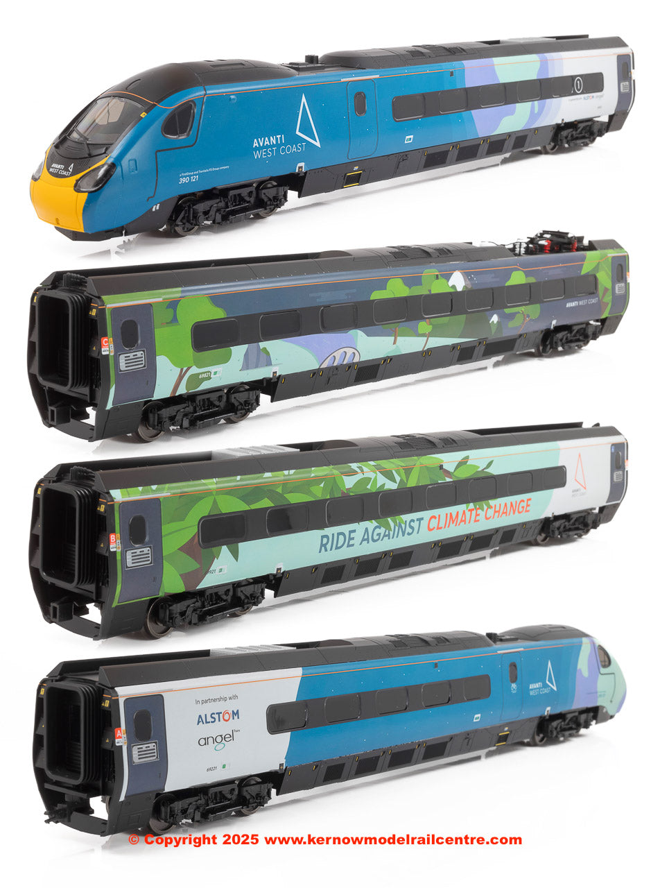 R30444 Hornby Avanti West Coast Class 390 COP26 Livery 4 Car