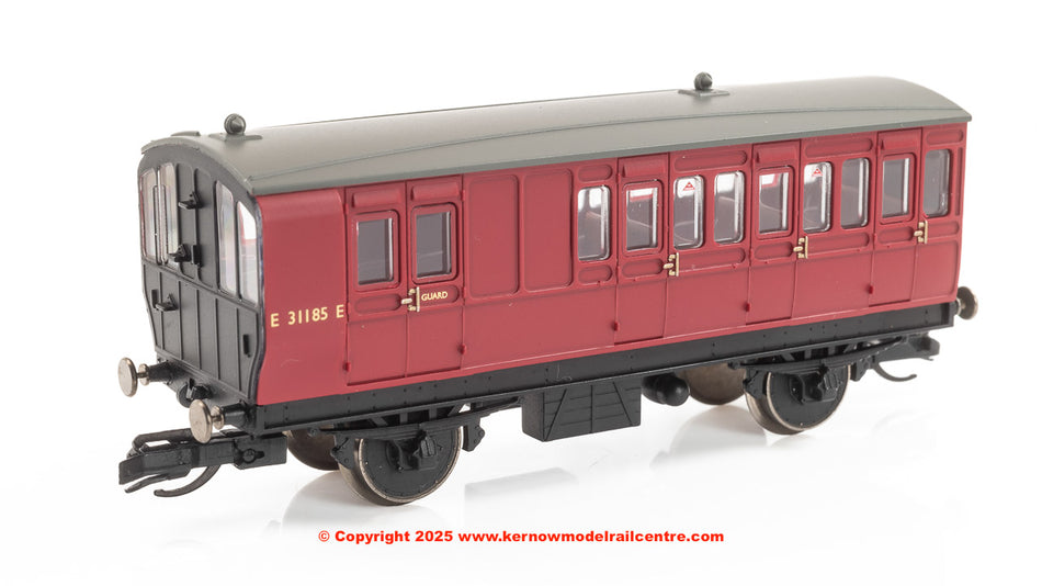 TT4061 Hornby BR 4 Wheel Coach 3rd Class Brake