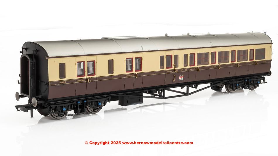 R40465 Hornby GWR Collett Bow End Coach Corridor BRK 3rd LH 5040