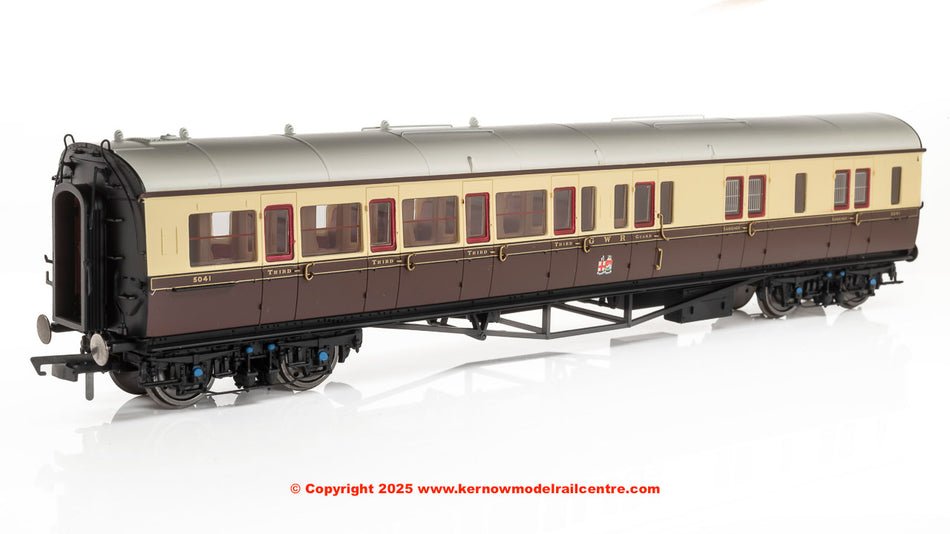 R40466 Hornby GWR Collett Bow End Coach Corridor BRK 3rd RH 5041