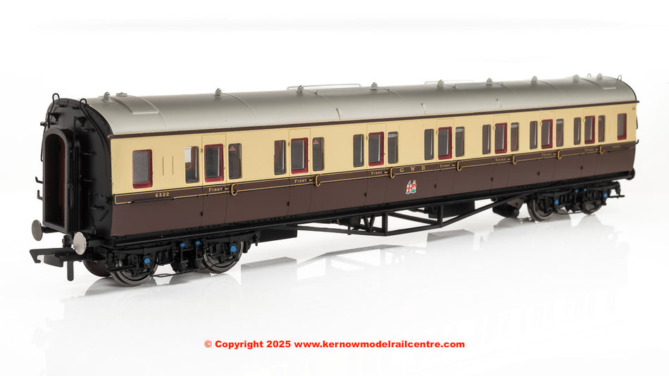 R40468 Hornby GWR Collett Bow Ended Coach Corridor Comp RH 6522
