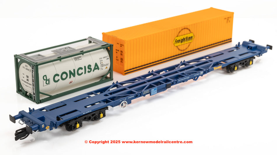 TT6031 Hornby Touax KFA Container Wagon 20ft + 40ft Conts
