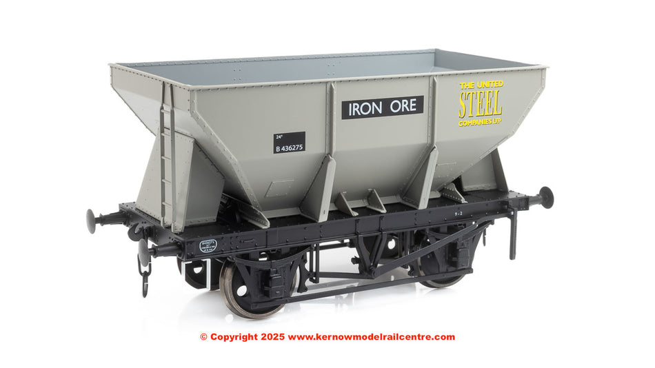 7F-033-008 Dapol 24t Steel Hopper United Steel BR Grey B436275