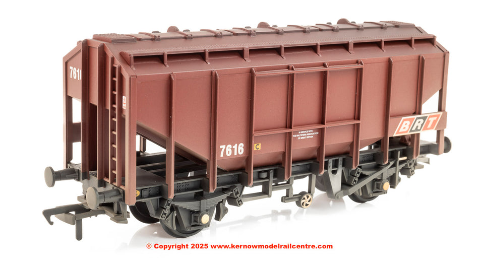33-131B Bachmann 35 Ton PAV Bulk Grain Wagon BRT Brown WEATHERED