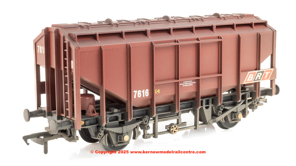 33-131B Bachmann 35 Ton PAV Bulk Grain Wagon BRT Brown WEATHERED