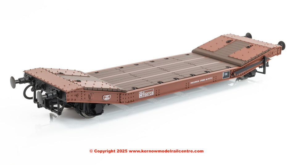 C3004A Clark Railworks Lowmac number M700728 - BR Bauxite