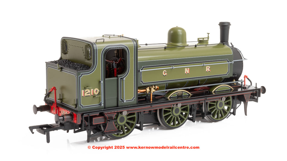 958001 Rapido GNR J13 0-6-0 Steam Loco number 1210 - GNR Green
