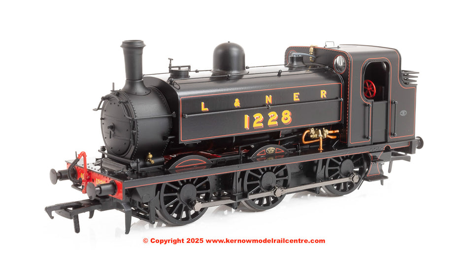 958503 Rapido LNER J52/2 No.1228 L&NER Black with Red Lining