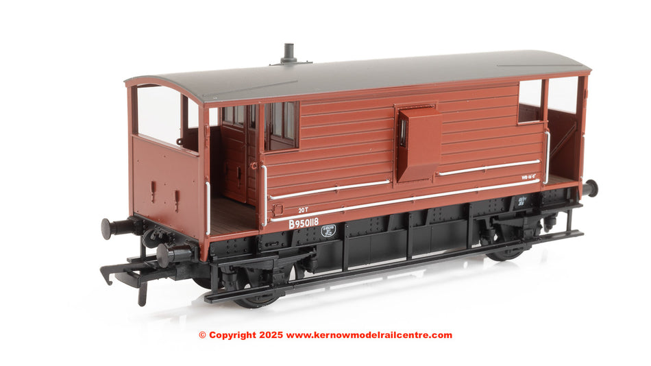 38-977 Bachmann LMS 20T Brake Van BR Bauxite (Early)