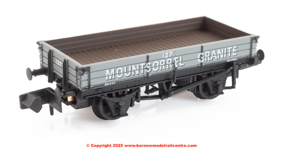 377-509 Graham Farish 3 Plank Wagon 'Mountsorrel Granite' Grey