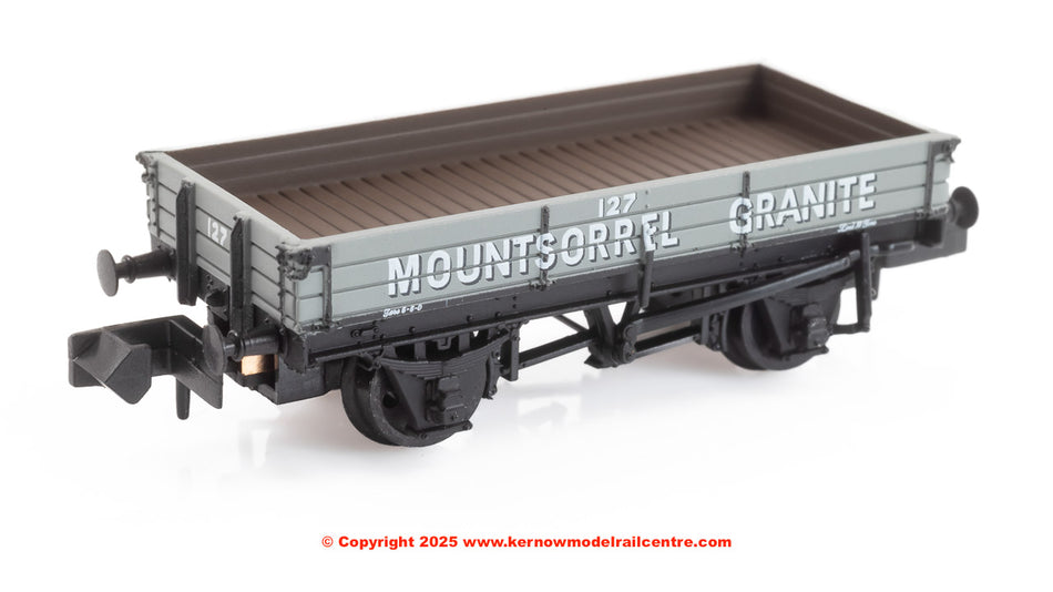 377-509 Graham Farish 3 Plank Wagon 'Mountsorrel Granite' Grey