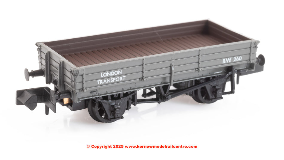 377-510 Graham Farish 3 Plank Wagon 'London Transport' Grey