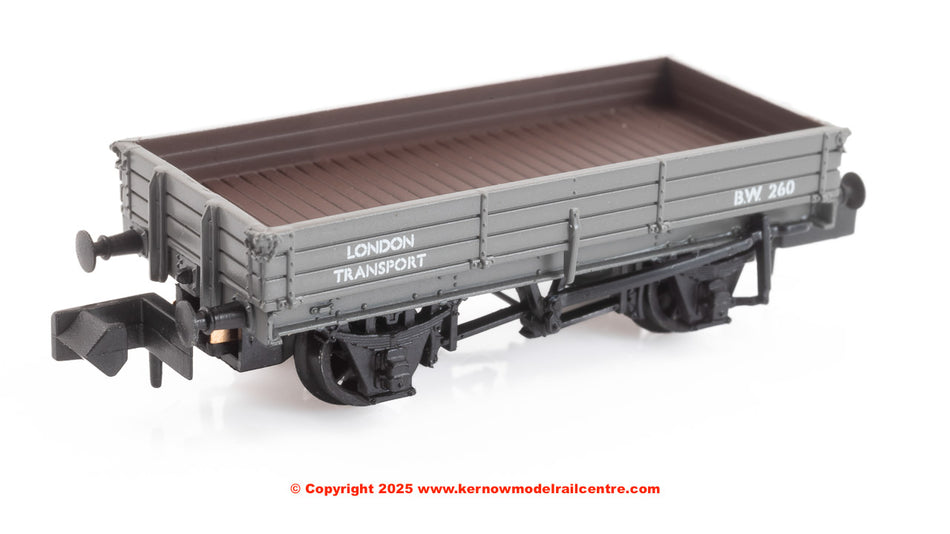 377-510 Graham Farish 3 Plank Wagon 'London Transport' Grey