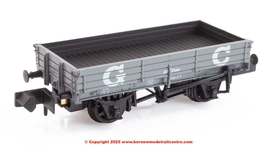 377-511 Graham Farish 3 Plank Wagon GCR Grey