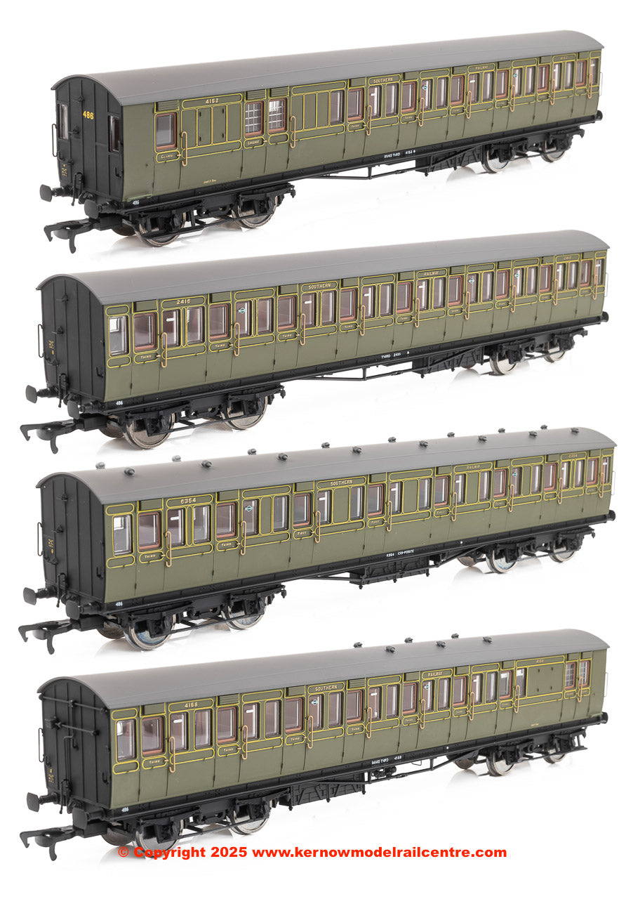 E86021 EFE Rail LBSC 54ft Isle of Wight 4-Coach Pack SR Maunsell