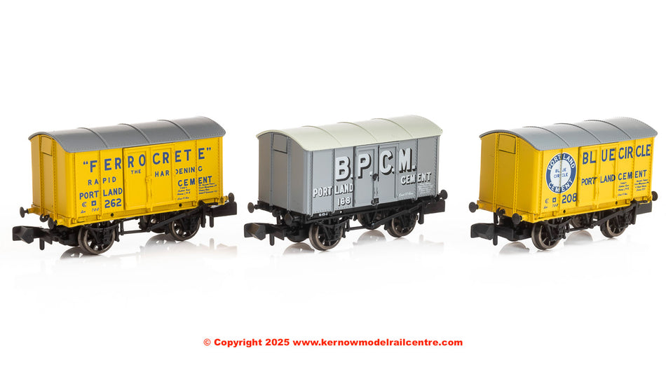 961010 Rapido Not Quite Minks - Cement Vans Triple Pack